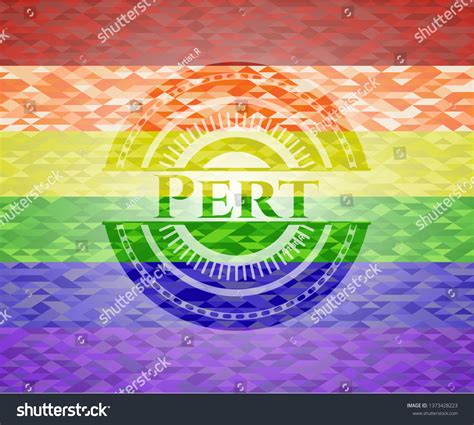 Pert Lgbt Colors Emblem Stock Vector Royalty Free 1373428223