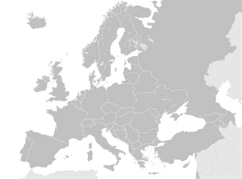 Europe Map Template For Your Needs