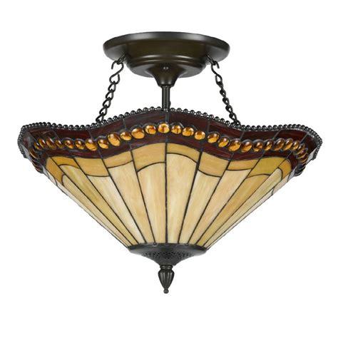 The most common ceiling porch light material is glass. Shop allen + roth 17-in W Semi-Flush Mount Light at Lowes ...