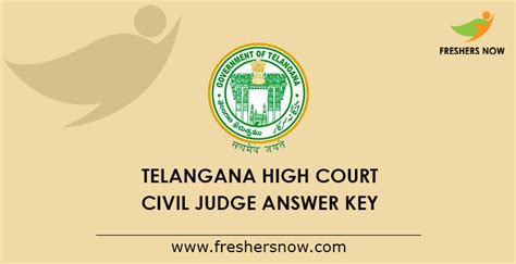 After downloading the cj exam key, you all. Telangana High Court Civil Judge Answer Key 2019 PDF @ hc.ts.nic.in