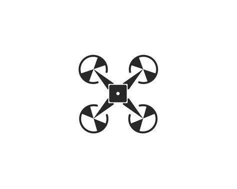 Drone Logo And Symbol Vector Illustration 623621 Vector Art At Vecteezy