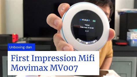 Unboxing Dan First Impression Mobile Wifi Mifi Movimax Tipe Mv Youtube