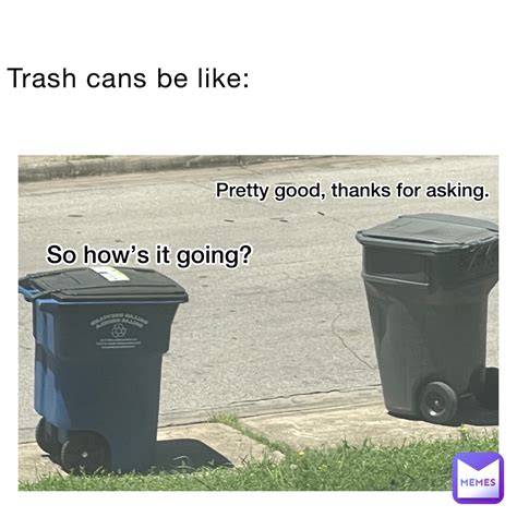 Trash Cans Be Like Yovngworld Memes