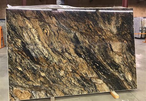 Magma Gold Granite Slabs Brazil Natural Stone Slabs For Countertops