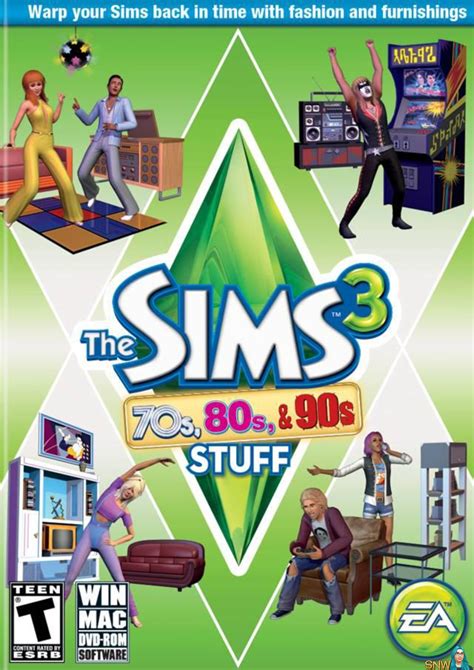 The Sims 3 70s 80s And 90s Stuff Snw