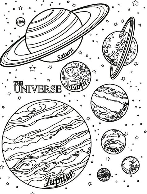 Coloring Pages Of The Planets Coloring Pages