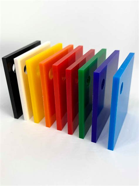 Acrylic Solid Colours Standard Sheets Cambrian Plastics