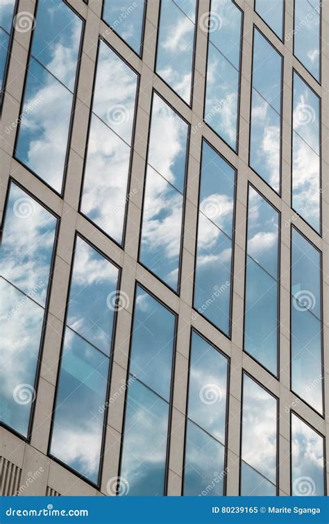 Glass Office Building Windows Detail Stock Image Image Of Concept