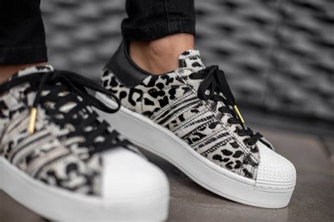 Though they may be designed to take you to the peak of your performance, they've also become the height of today's. Adidas Women's Superstar Bold Animal Core Black/Off White ...