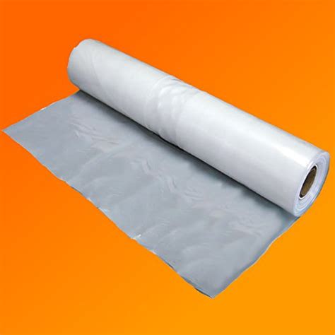 Qvs Shop 2m X 10m Clear Polythene Sheeting 125mu 500g Plastic Sheet