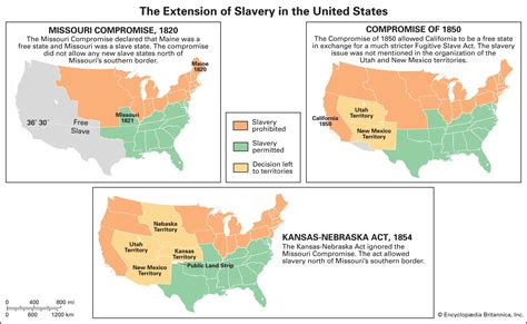 Missouri Compromise Summary Map And Significance Britannica