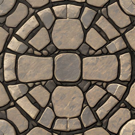 Stylized Cobblestone Texture Medieval Arthubai