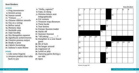 Easy Printable Crossword Puzzles For Seniors Free Animal