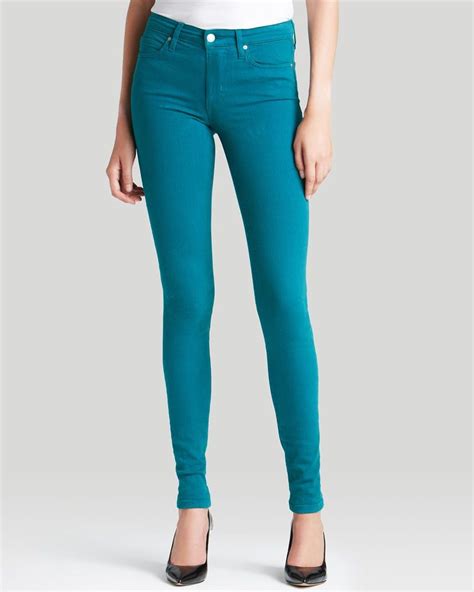 Joe S Flawless Mid Rise Skinny Jeans Teal Size 26 MSRP 169 NWT