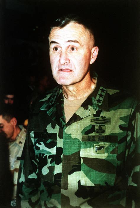 Lt Gen Henry H Shelton Commander 18th Airborne Corps During