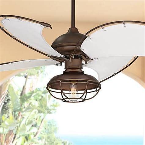 These 12 unique and super cool ceiling fan ideas are designed to liven up a room and offer different suggestions than the normal drab models generally found. 52" Cool Vista Bronze Outdoor Ceiling Fan W/Light Kit ...