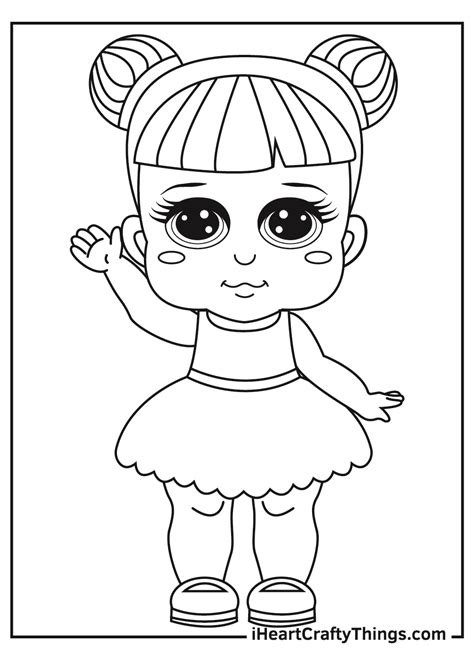 Pictures Of Lol Dolls Coloring Pages Black Tie West Shatuse