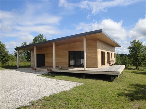 maison moderne ossature bois kit