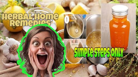 Herbal Home Remedies Simple Steps Youtube