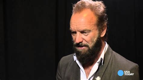 Sting talks Tonys, Broadway - YouTube