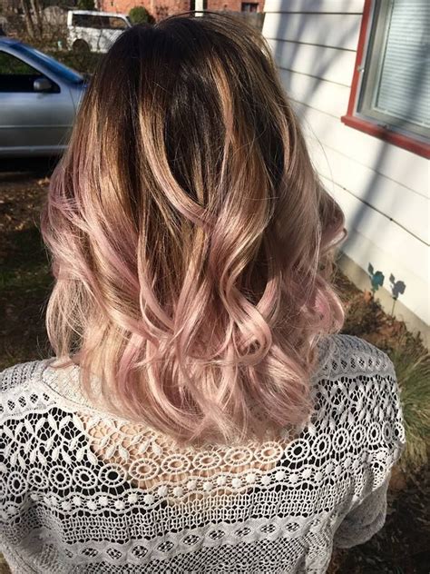 Dusky Pink Pink Ombre Hair Short Whats New