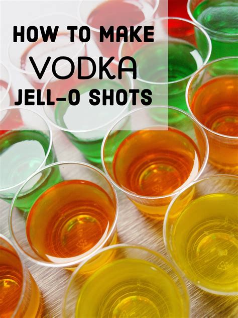 how to make vodka jell o shots how to make vodka jello shots vodka vodka jelly shots