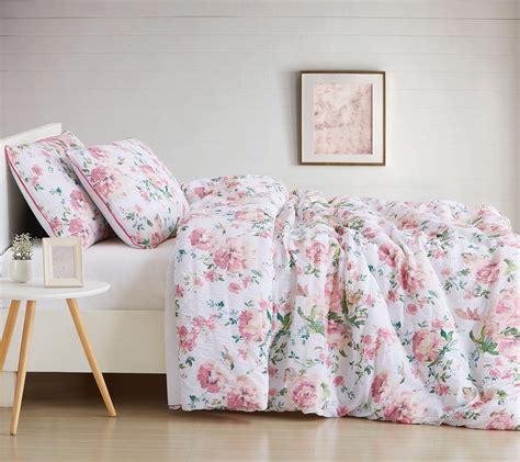 Cottage Classics Blooms Floral 3 Piece King Comforter Set