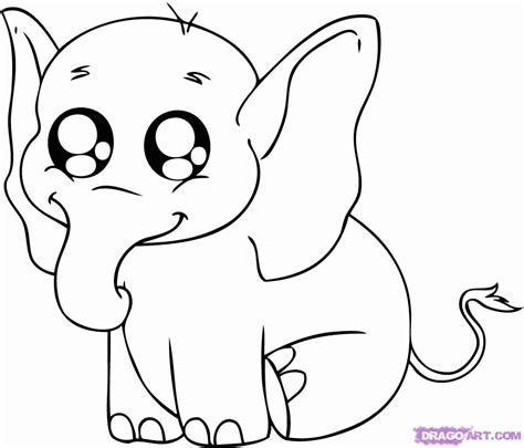 Baby Elephant Coloring Pages Coloring Home