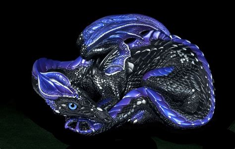 Windstone Editions Black Magic Mother Dragon Fantasy Animal Statue