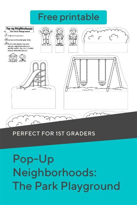 pop  neighborhoods  park playground worksheets worksheets