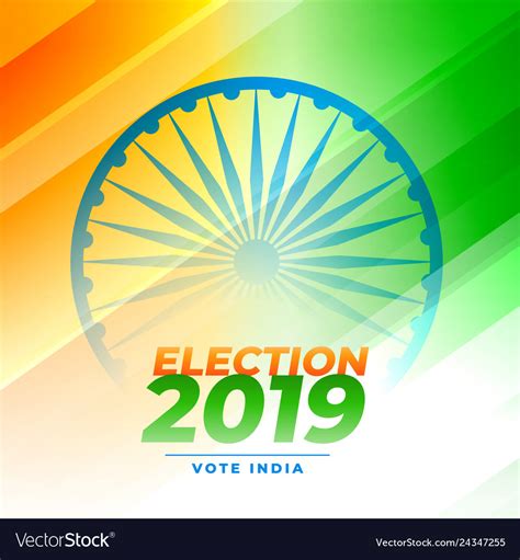 Indian Election Voting Background Design Vector Image