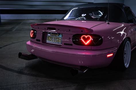Heart Taillights Pink Car Pretty Cars Dream Cars