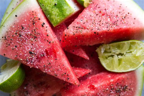 Eat Fresh Watermelon With Salt Pepper And Lime Juice Kitchn