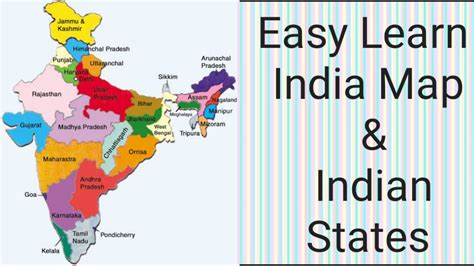 Map Of India State Of India How To Learn Teach India Map For Kids