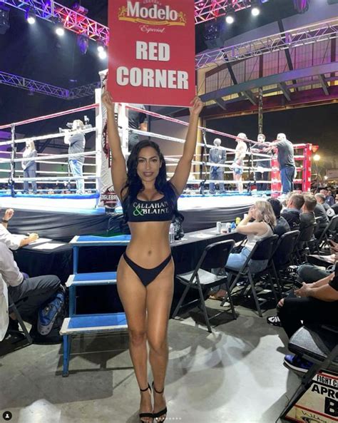 Boxing Ring Girls With Onlyfans Accounts From Dessie Mitcheson To