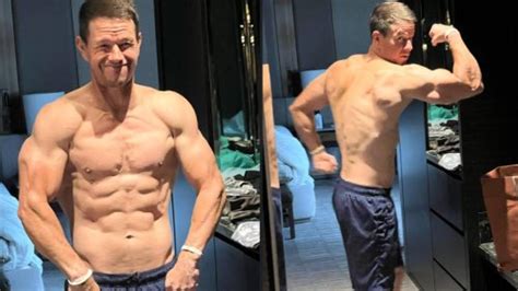 51 Year Old Mark Wahlberg Shows Off His Incredibly Ripped Physique