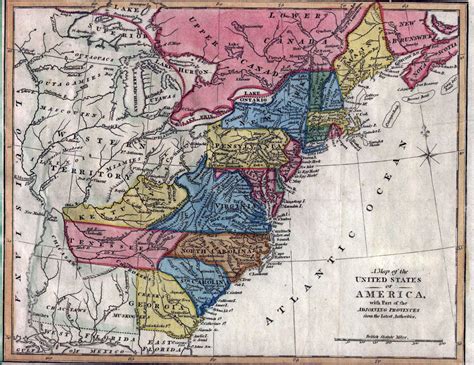 Map Usa Early 1800s
