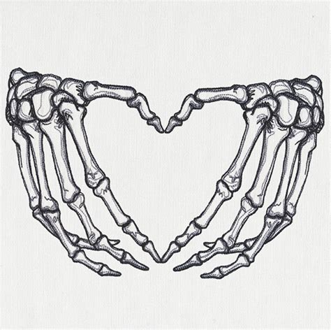 Skeleton Heart Skeleton Hand Tattoo Tattoos Skeleton Drawings