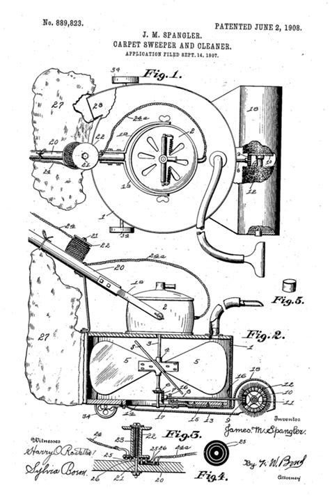 First Versions Hoover Vacuum Cleaner