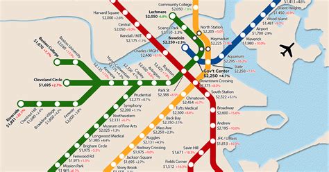 Boston T Stop Map London Top Attractions Map