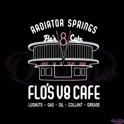 Disney Pixar Cars Flos V8 Cafe Svg Graphic Designs Files