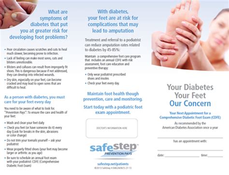 Diabetic Foot Care Brochure