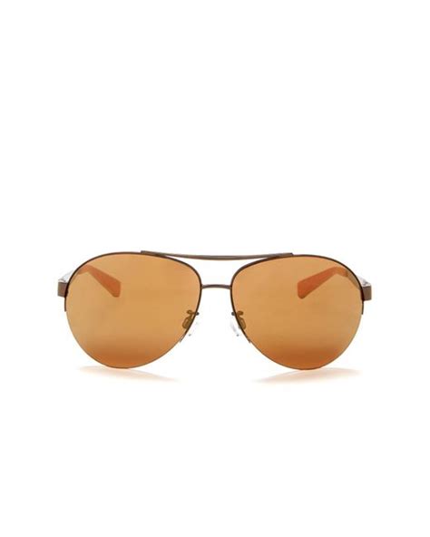 nike unisex vintage 84 aviator sunglasses in brown for men lyst