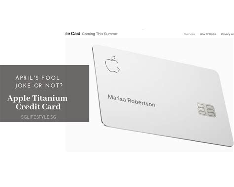 Community to discuss apple card and the related news, rumors, opinions and analysis surrounding the titanium rectangle. Apple Titanium Credit Card - an April's Fool Joke or Not? - SGLIFESTYLE.SG