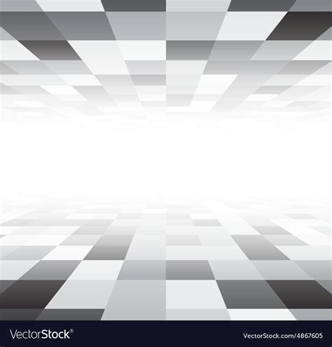 Perspective Checkered Surface Royalty Free Vector Image