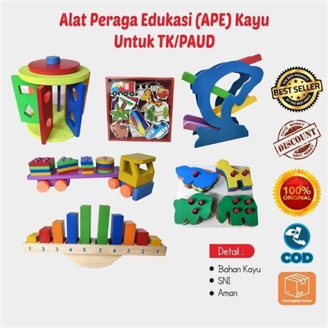 Jual Mainan Kayu Edukasi Anak Alat Peraga Edukasi Untuk Anak Tk Paud