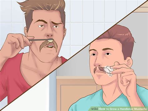 However, after you shower, your mustache needs some special attention. How to Grow a Handlebar Mustache: 11 Steps (with Pictures)