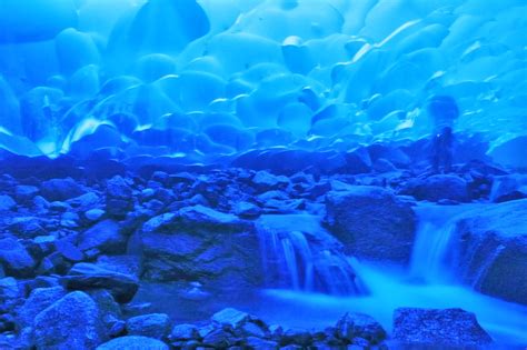 Magical Life Mendenhall Ice Caves Of Juneau In Alaska United States
