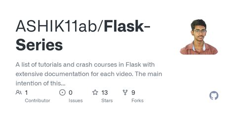 Github Ashik11abflask Series A List Of Tutorials And Crash Courses