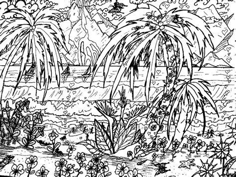 adult coloring pages beach travel images  pinterest